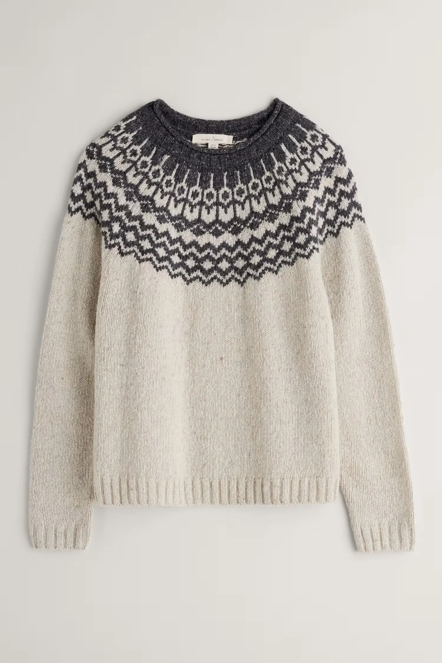 Seasalt Port Kinnis Fair Isle Merino-blend Jumper