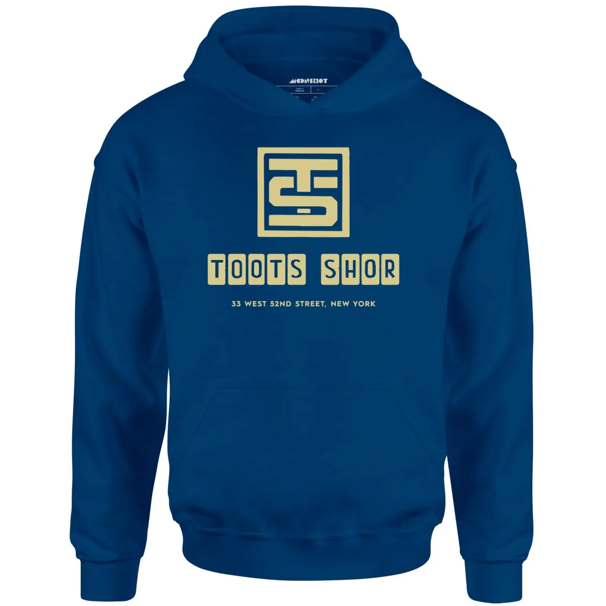 Toots Shor Logo - Manhattan, NY - Vintage Restaurant - Unisex Hoodie